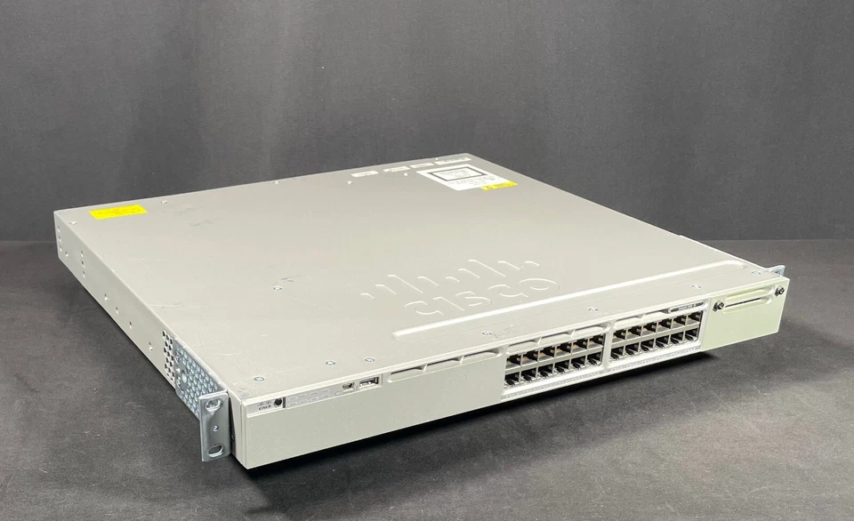 Cisco Catalyst 3850 WS-C3850-24T-E 24 Port Data IP Services Switch - Fast Ship - Image 2 of 4
