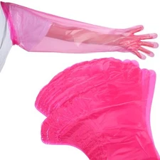 50 Pairs Field Dressing Gloves Disposable Deer Gutting Mittens Cleaning Gloves