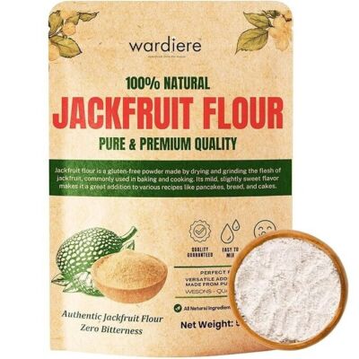 Wardiere Jackfruit Flour (500 Grams) Organic 365 Grade - Highly Nutritious