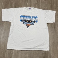 Stingrays Shirt XL Vintage 90s 00s Long Beach ABL Basketball Game-day Y2k Tee
