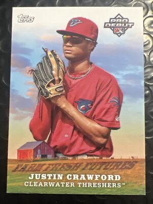 2023 Topps Pro Debut #FF-10 Justin Crawford Farm Fresh Futures