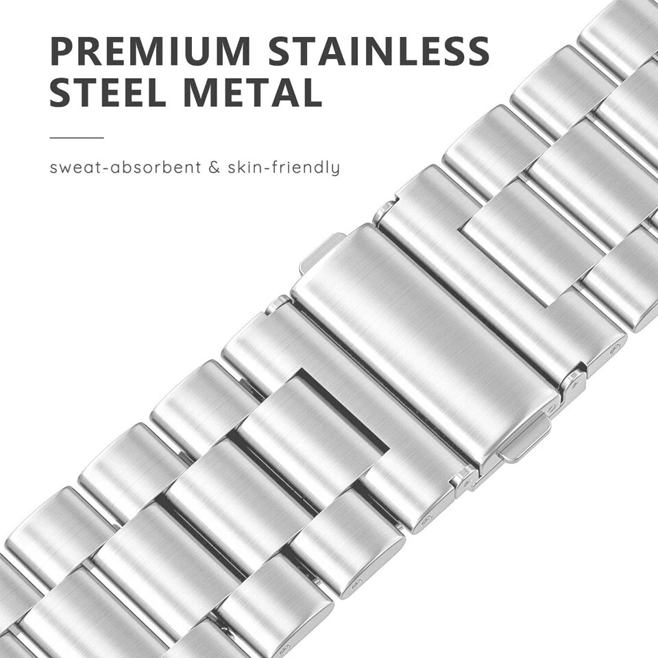 Correa de acero inoxidable para Apple Watch 49 42 44 45 mm para Series Ultra SE 8 7 6 5 4 3 2 Foto 3 de 4