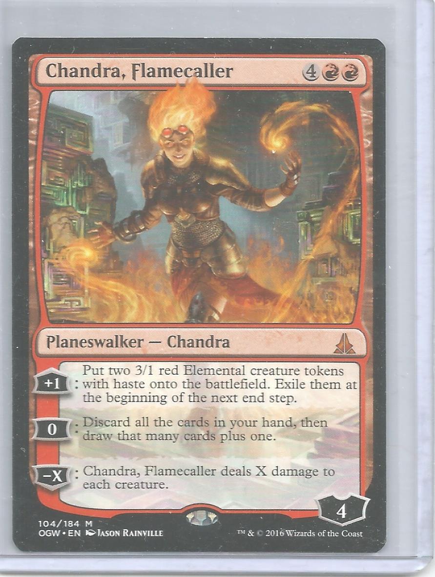 MTG Chandra, Flamecaller Oath of the Gatewatch Pack Fresh Unplayed 104/184 