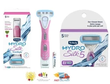 5 Schick Hydro Silk Razor Blades 4 Cartridges Bikini Trim Style Shaver Trimmer