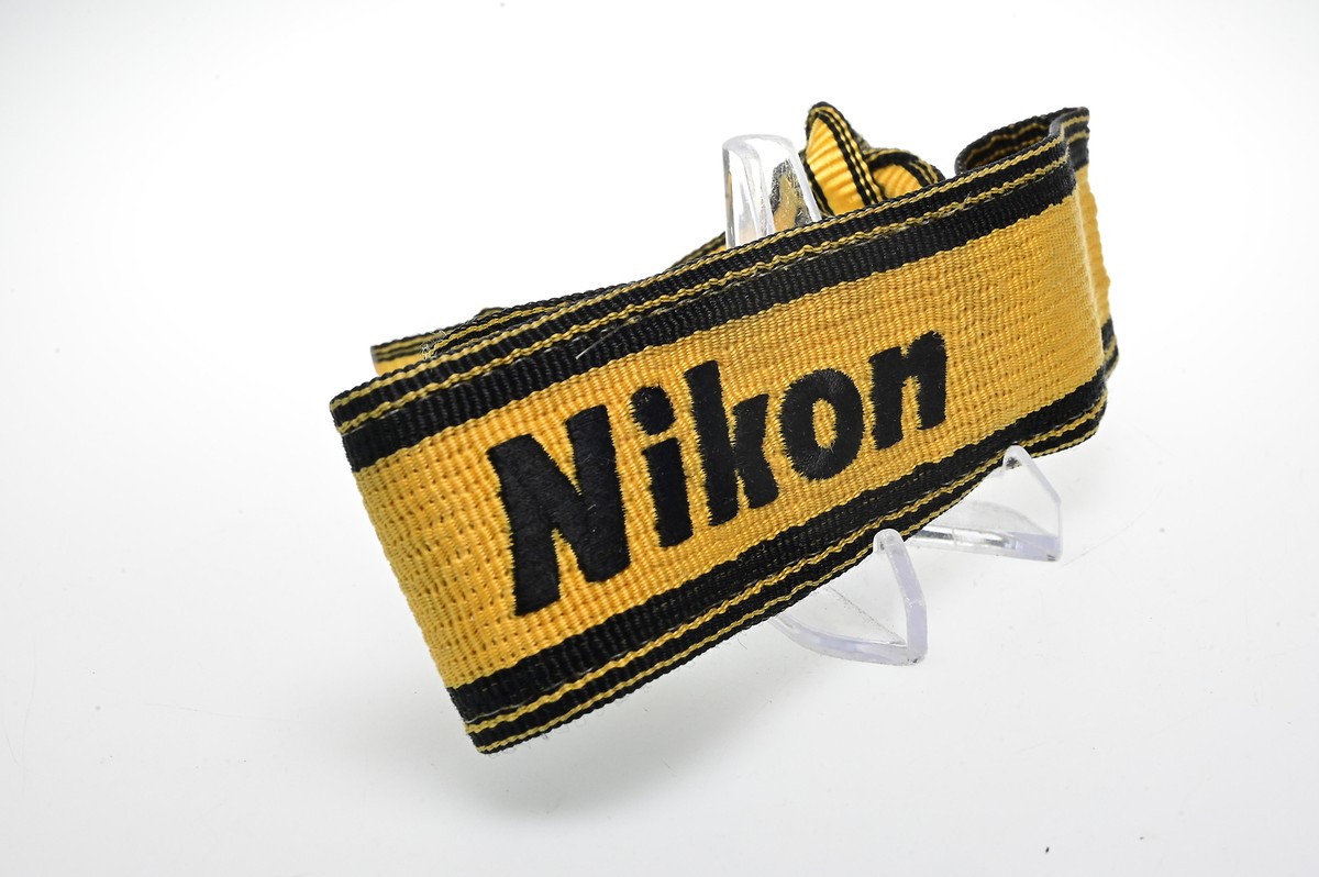 yellow品 Nikon AN-6Y Nylon Wide Neck Shoulder Strap (Yellow & Black