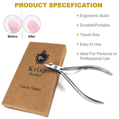 PROFESSIONAL STAINLESS STEEL CUTICLE PUSHER NAIL NIPPER CLIPPER CUTTER TRIMMER