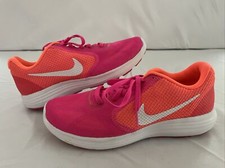 Nike Mujer Revolution 3 819303-601 Rosa Naranja Zapatos para Correr Tenis Talla 9
