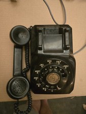 Vtg Stromberg Carlson Black Rotary Desk Phone Old School Telephone Decor Prop