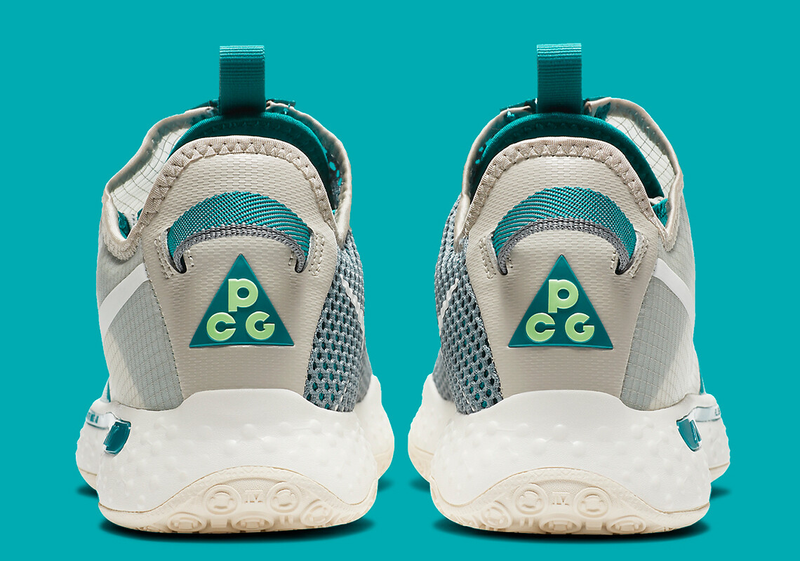 Nike PG 4 PCG Paul George Teal White Blue Basketball Shoes Gym