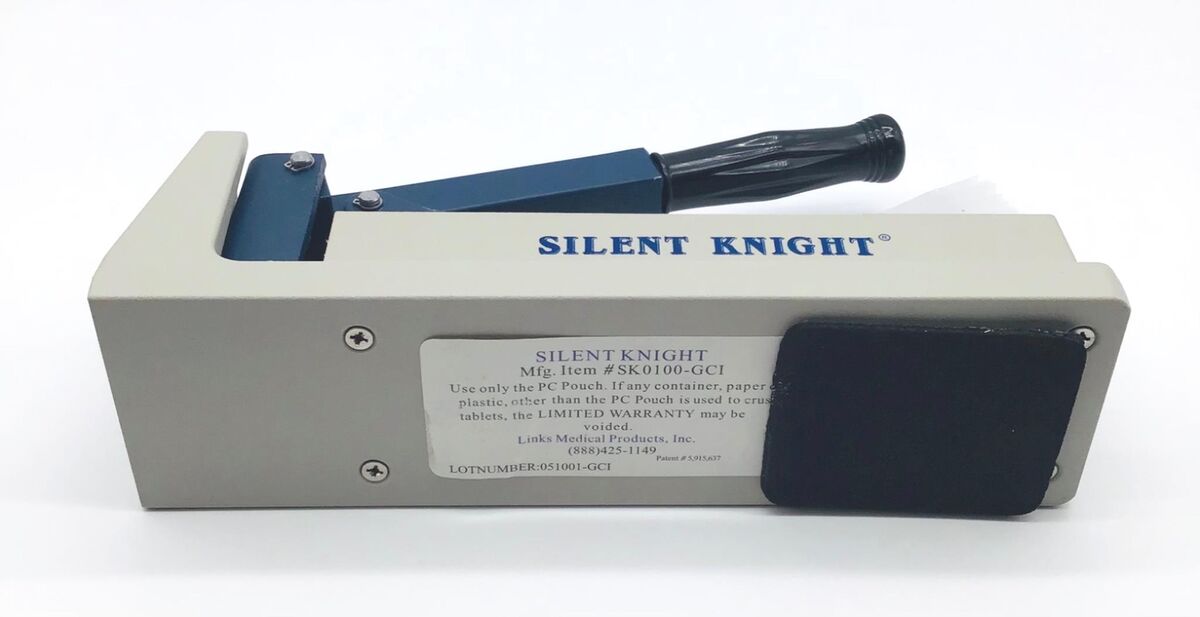 Links Medical SK0100-GCI Silent Knight Pill Crusher with Links Medical SK0100-GCI Silent Knight Pill Crusher with