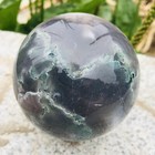 540g Natural Aquatic Plants Agate Crystal Sphere water grass Moss agate Ball — photo 9