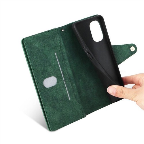 Zipper Wallet Card Flip Cover Case For Oneplus 9 Pro Nord N300 N20 N200 N10 N100 - Picture 2 of 70