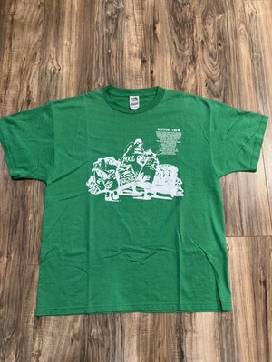 Vintage Y2K 2000s Green Toxic Waste In It s Place XL Shirt Hancock Support Crew