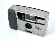 Pentax PC-550 PC550 Point  Shoot 35mm Film Camera 28mm Lens Tested/Working 