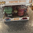 Funko Pop Star Wars Fighting Droids 2Pk Vinyl New Game Stop Exclusive