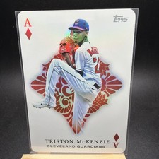 2023 Topps Series 2 - All Aces #AA-31 - Triston McKenzie - Cleveland Guardians