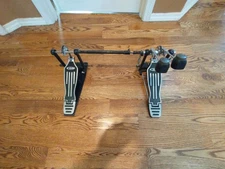  Pacific PDP Double Bass Drum Pedals Chain Drive Original Reversible Beaters Cle