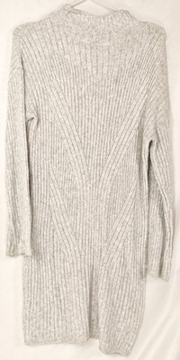 Rachel Zoe Kleid Damen Kleid Dress Winter Strickkleid Stretch Gr. EU M Grau