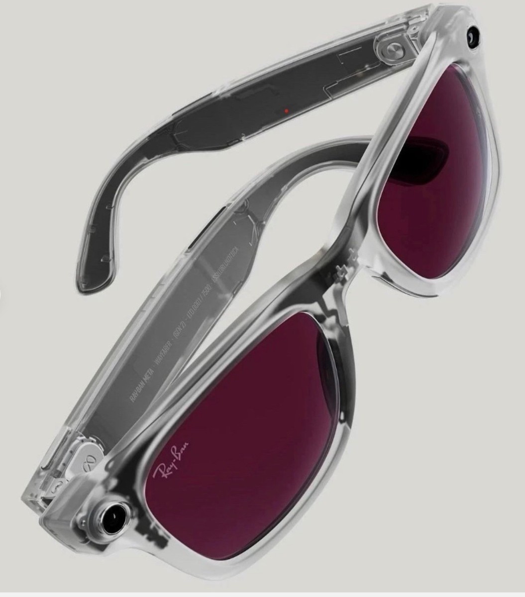 Ray-Ban Meta Wayfarer Gen 2 Shiny Cosmic Blue Transitions RW4012