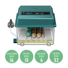 Enjoy Plush Automatic Egg Incubator 16-Egg, Factory-Sealed