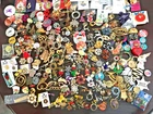 210+ Vintage Costume to Fashion Jewelry HUGE Lot Enamel Rhinestone Brooch Pin