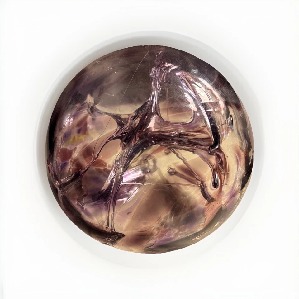 Bola de bruja bola de observación soplada a mano decoración colgante árbol de la vida globos de vidrio 6" Foto 2 de 2