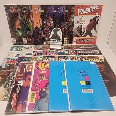 Vertigo DC Comic Lot 32 Books Fables 100 Bullets Animal Man Shade