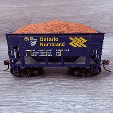 HO Scale Roundhouse 1057 Ore Car Ontario Northland ONT 6071 Kit Built