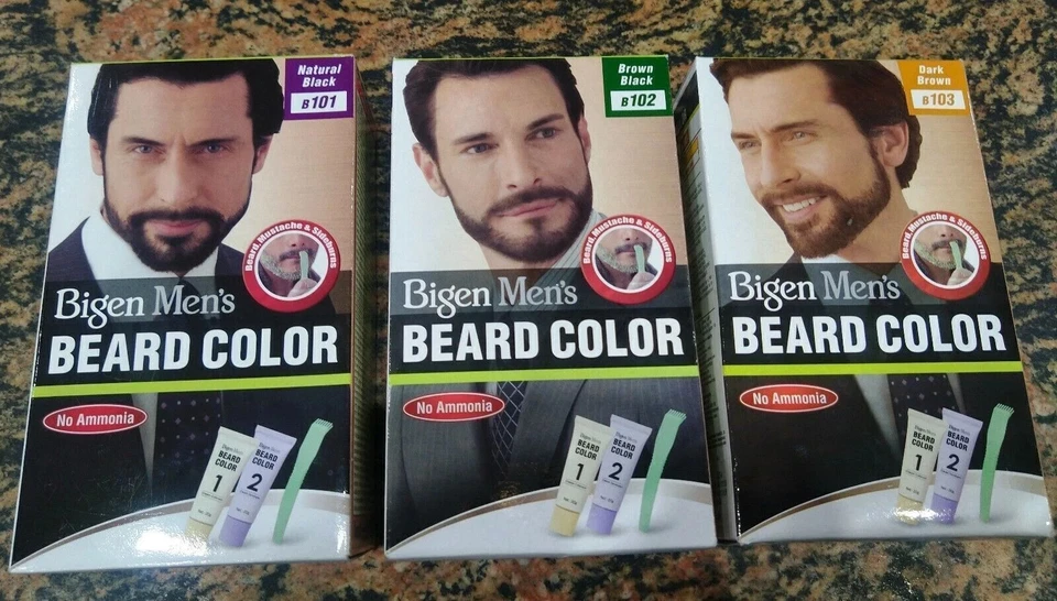 Color barba Bigen para hombre | Sin amoníaco | B101 B102 B103 B104 B105 | 40 gramos Foto 2 de 3