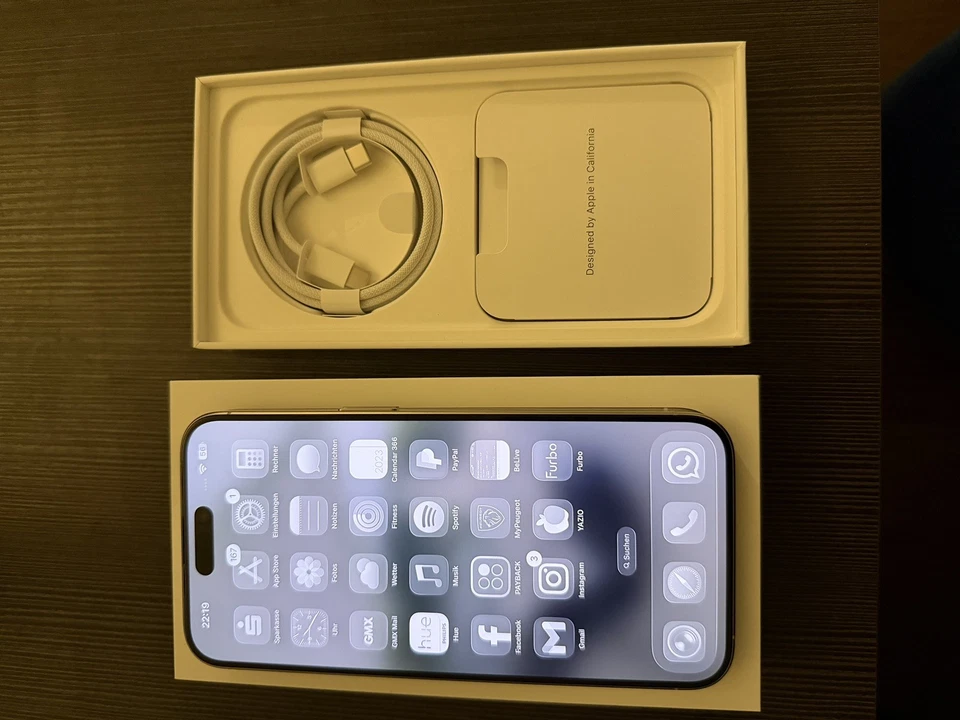 Apple iPhone 15 Pro Max - 256GB - Titan Weiß (Ohne Simlock) - Bild 3 von 4