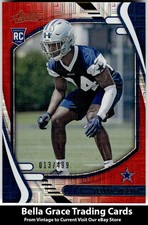 2021 Panini Absolute Kelvin Joseph #177 Dallas Cowboys Red Squares /499 NFL 