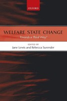 Welfare State Change Towards A Third Way? Rebecca Surender (U. A.) Taschenbuch