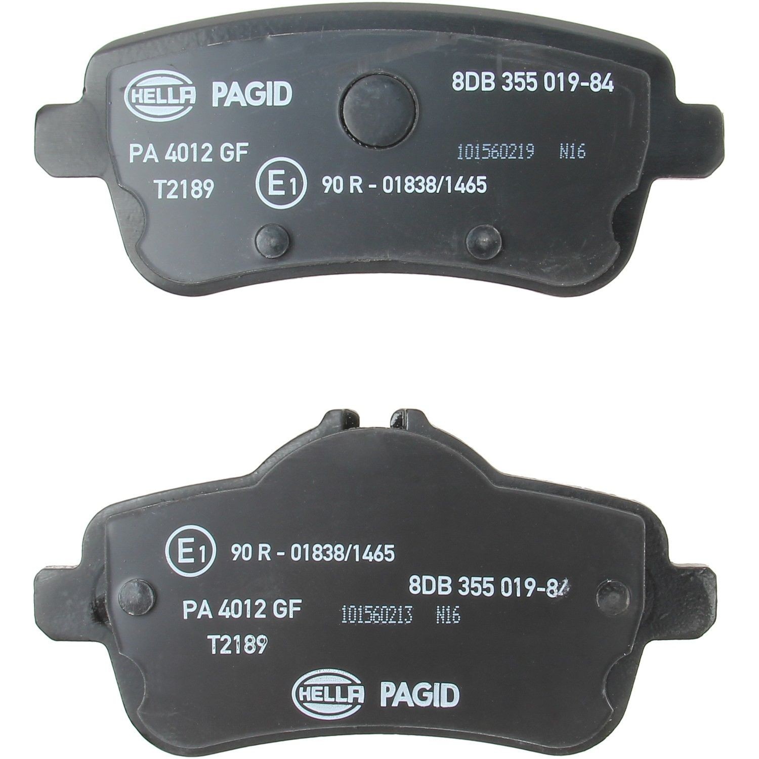 Hella Pagid 355019841 Disc Brake Pad Set For 12-18 GLE300d GLE350 ML250 ML350