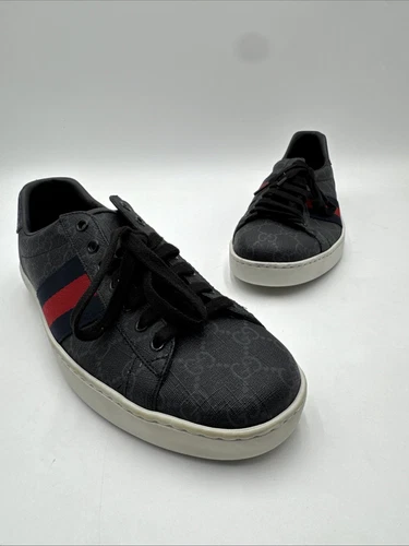 Baskets homme GUCCI Ace GG Supreme couleur bleu marine taille US 9 UK8
