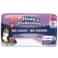 Hartz Home Protection Lawendowe pachnące podkładki dla psów, 3XL 30 Ct, super chłonne