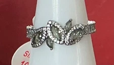 Bomb Party Ring “Skyward Bound” RG20012 Lab Tourmaline Green Spinel Hematite 10