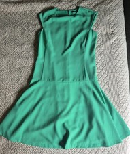 Lauren by Ralph Lauren Hampton Green A-Line Size 4 Dress Lined Cap Sleeve Peplum