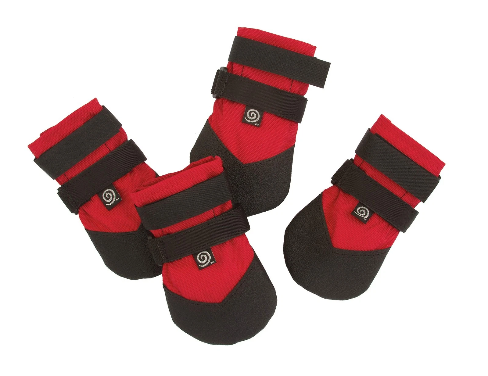 Ultra Paws Durable Dog Boots - SMALL Red - Protect Paws On Walks & Snow