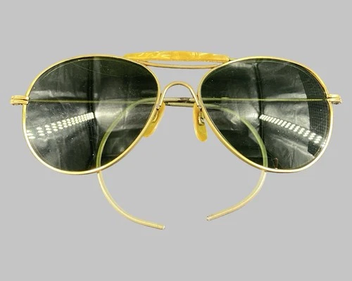 Possibly WW2 Aviator Pilot Sunglasses Military WWII Era 35g