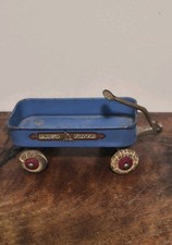 Vintage 1933 Chicago World s Fair Miniature Radio Flyer Wagon - Rare Blue Model