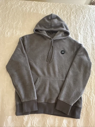 Michael Kors Medium Grigio Pile Zip Up (Uomo M)