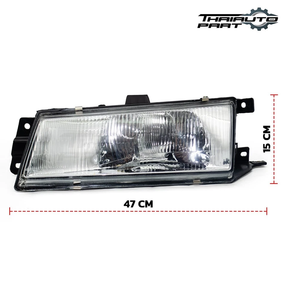 适用于现代 Excel GLS Sedan 1990 - 1994 年前灯透明镜头左 LH — 第 2/4 张图片