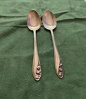 Vintage Gorham Sterling Silver Lily of the Valley Dessert Spoons - 2pc - 1.7oz