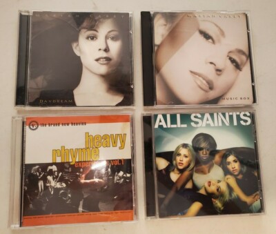 Mariah Carey All Saints and Heavy Rhyme lot of 4 CDs