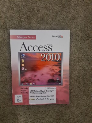 Marquee Series Microsoft Access 2010, Paperback 