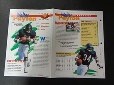 1994 sports Football Champions #9 binder insert Walter Payton, Sweetness HOF
