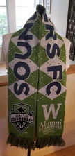 University Of Washington Huskies Seattle Sounders MLS Allumni Association Scarf 