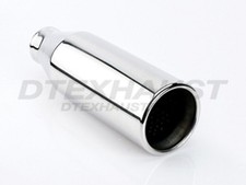 Dt-30012 Stainless Exhaust Tip Suv Resonated 3 Inlet 4 Outlet 12 Length New
