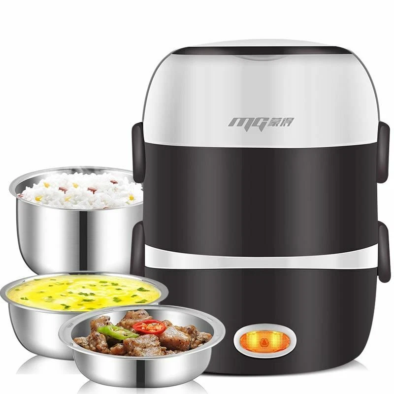 Portable mini rice cooker 2024 & lunch box