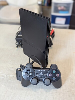 Playstation 2 PS2 SLIM Console Complete Game System W/Controller Tested WARRANTY